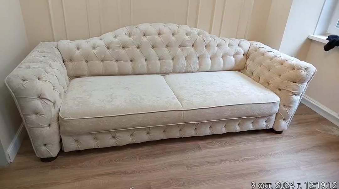 Замена обивки дивана на дому. Киренск