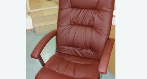 Обтяжка офисного кресла. Киренск